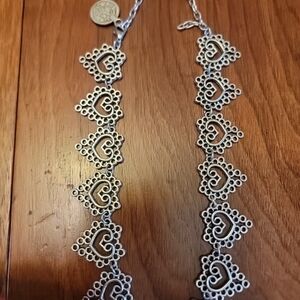 Boho jewelry. Silver ethnic,  Bohemian necklace